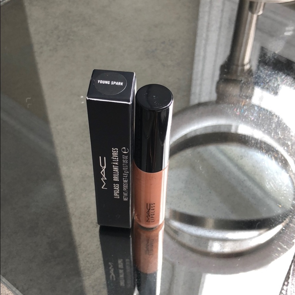 New MAC LipGlass Shade: Young Spark